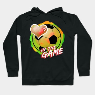 Soccer - Hearts In The Game - Dirty Yellow Hoodie